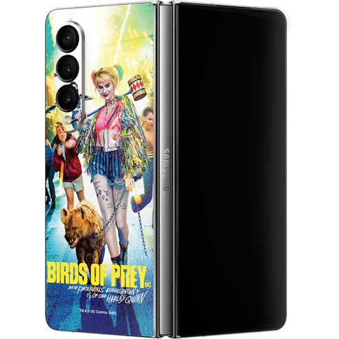 DC Comics Harley Quinn Birds of Prey Movie Poster Galaxy Z Fold4 5G Skin